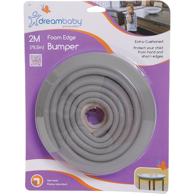 Dream Baby Infant Wear Dreambaby - Foam Edge Bumper Roll 2M Grey - G812 - Image 3